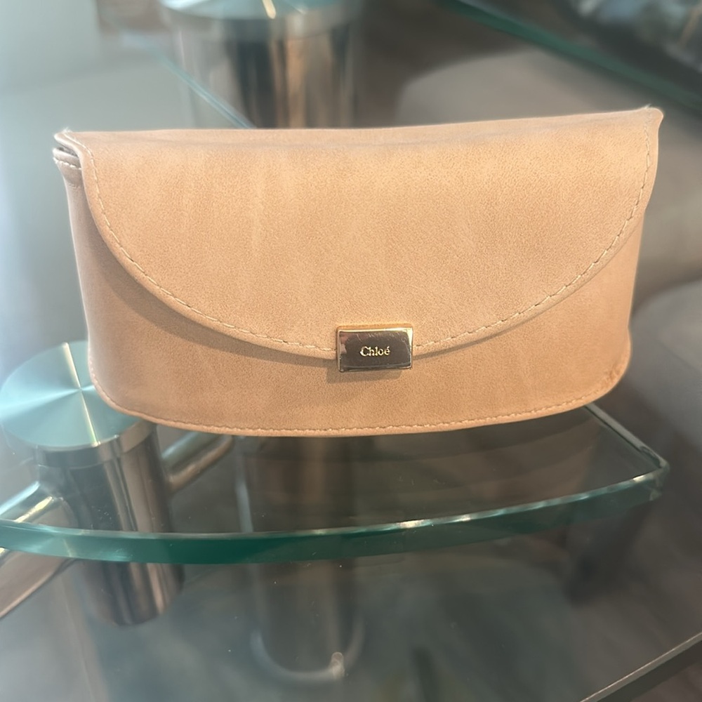 Chloe Cream Sunglasses Case